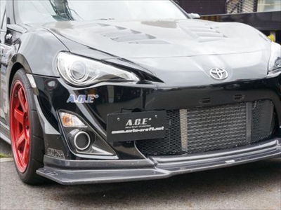 86 ZN6 オフセットナンバーステー 純正ナンバープレート取付穴用化粧