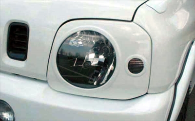ジムニーjb23w 丸目ライトカバー クロームメッキ 両面テープ付 新品未使用 ジムニー JB23 ヘッドライトカバー | Autostyle