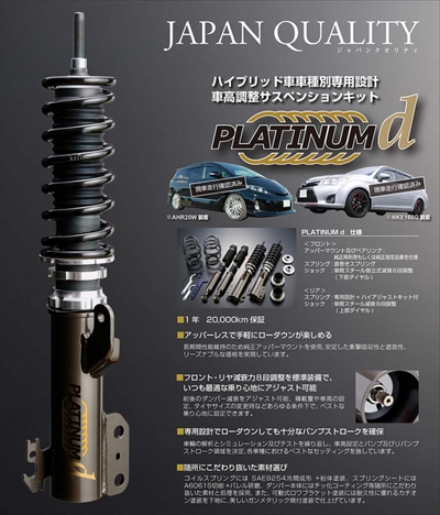 ノア（ハイブリッド） ZZR80G/85G・ZWR80 グレード：G/X系 車高調整式