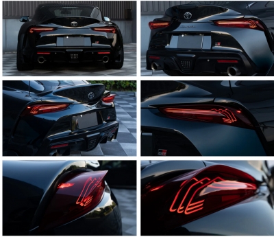 GRスープラ NOVA LEDテールランプ Laser Style アルファブラック