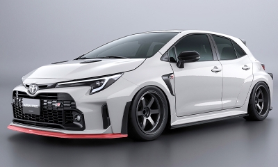 GR カローラ RZ BLACK LABEL フロントアンダースポイラー FRP 素地