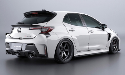 GR カローラ RZ BLACK LABEL リアゲートスポイラー FRP 素地 | Autostyle