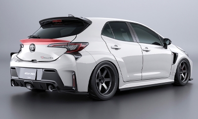 GR カローラ RZ BLACK LABEL リアゲートスポイラー FRP 素地 | Autostyle