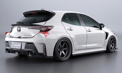 GR カローラ RZ BLACK LABEL リアフェンダーディフューザー FRP 素地