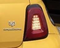 ABARTH 595/695 FIAT 500 Autostyle LEDテールレンズ【レッド/クリア