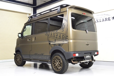 DA17W エブリイワゴン リアショートバンパー センサー有り 素地