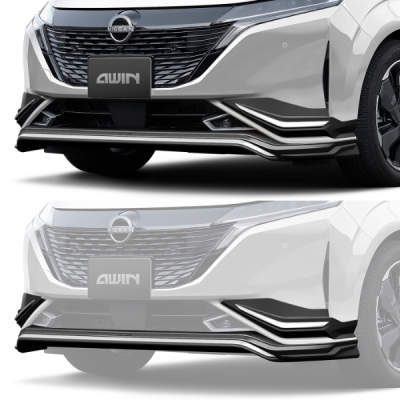 FE13日産ノートオーラ前期標準A WINフロントリップスポイラー　エーウィン E13 ノート オーラ 前期 AWIN フロントスポイラー | Autostyle