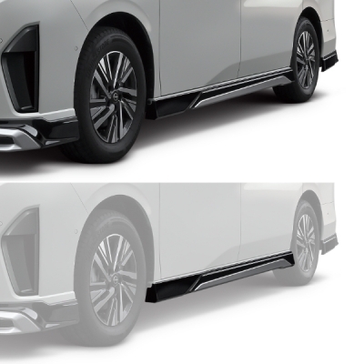 日産セレナc28ハイウェイスター　サイドスポイラー C28 セレナ 2022.12- AWIN サイドスポイラー 左右セット | Autostyle