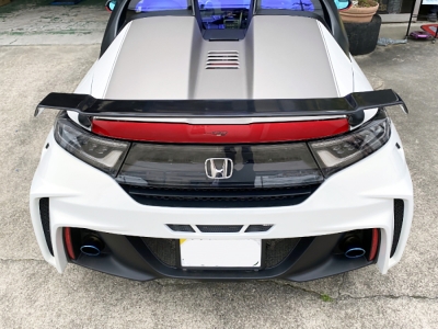 S660 JW5 無限 リアウイング用 リアスポイラー FRP 素地 | Autostyle