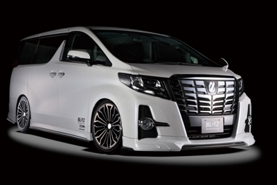 Sa Auto Style アルファード 30/35 SR/SA/S AERO SPEED R-Concept フロントリップスポイラー カーボンアタッチメント付 ...