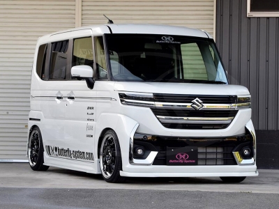 MK54S / MK94S スペーシアカスタム GLANZ フロントフラップスポイラー