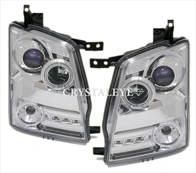 ワゴンR MH21S/22S ダイヤモンドLEDイカリングプロジェクターヘッド 