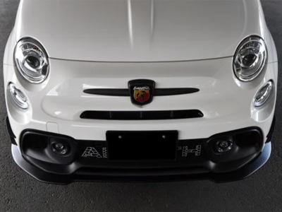 ABARTH 595/695 core OBJ フロントリップスポイラー マットブラック