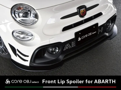 ABARTH 595/695 core OBJ フロントリップスポイラー マットブラック
