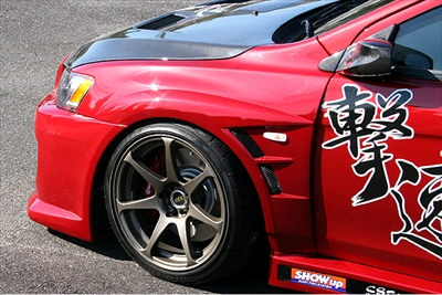ランサーエボリューション 10 CZ4A D-1 スタイル ベント フェンダー