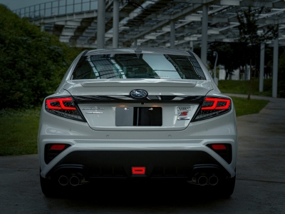 WRX S4 VBH チューブフルLEDテールランプ スモークレンズ/赤バータイプ
