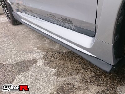 WRX S4/STI (VAG/VAB) サイドアンダースポイラー メーカーオフブラック