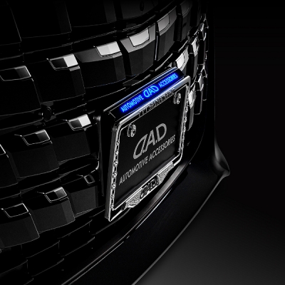 車検非対応】D.A.D LED スタイリッシュ ナンバープレートステー LED