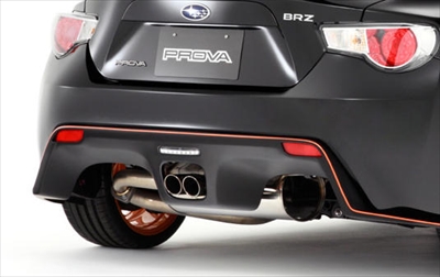 BRZ PROVA BLACK EDITION センターアップマフラー センターパイプ+リア