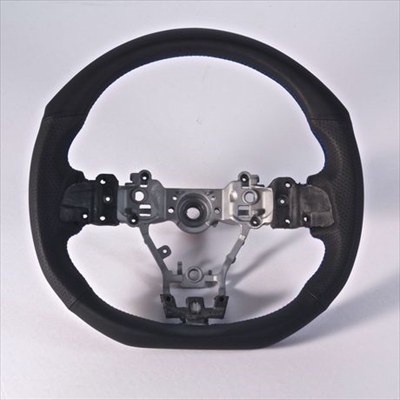 WRX STI VAB ステアリング SS360-RX カラー：本革/ブルーステッチ