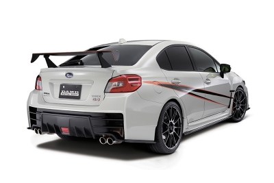 VAG VAB WRX S4/STI リアバンパー＆エクステンション(FRP) 素地