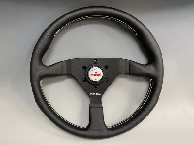 MOMO ステアリング フルスピード ホーンボタン付き MOMO ウィナーズ グランプリ フルスピード348 ホーンボタンホワイト