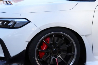 FL5 シビック TypeR ローフォルムフェンダートリム ウレタン製 素地