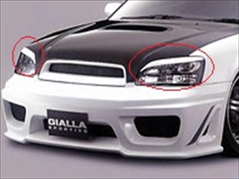 レガシィ BE系 B4 アプライド：D型（2001/5～2003/4）アイライン