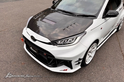 競技専用部品｣ GR ヤリス GXPA16 エンジンフード カーボン製 | Autostyle