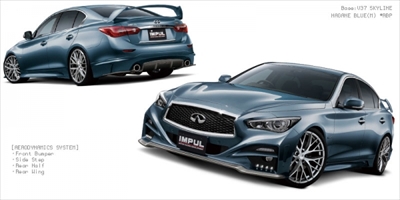 スカイラインセダン V37 前期 IMPUL エアロ4点セット 537S タイプA