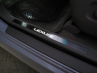 ハリアー 30系 LEDイルミネーションスカッフプレート HARRIERロゴ