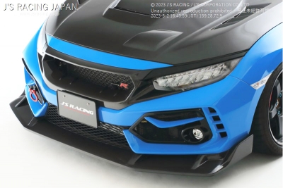 1/64 ホンダFK8 J’SRacing風 エアロキット関村改 完成品 FK8 シビック TypeR フロントウイングスポイラー タイプS FRP | Autostyle