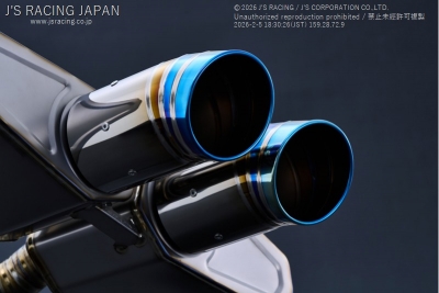フルチタン テール FL5 シビックタイプR J'S RACING ZXフルチタンマフラー 76RS リーガル