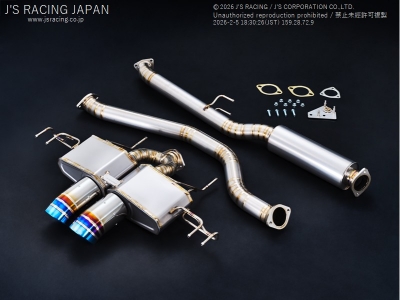 FL5 シビックタイプR J'S RACING ZXフルチタンマフラー 76RS リーガル