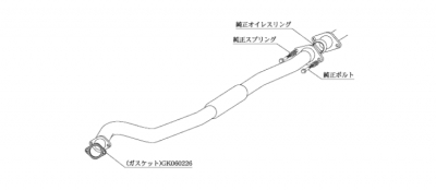 センターパイプ レガシィツーリングワゴン GT-#〈GF/TA-BH5〉 | Autostyle