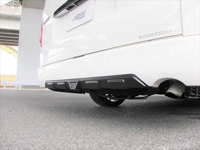 ハイエース 200系 1～4型後期 リアバンパーアンダーガード シルバー 