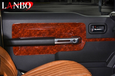 ジムニーシエラ JB74 LANBO 3Dインテリアドアパネル 6ピースセット 茶