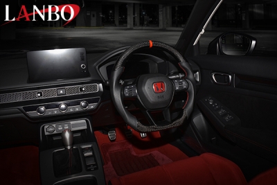 シビック TypeR FL5 LANBO プレミアムスポーツ ステアリング ウェット