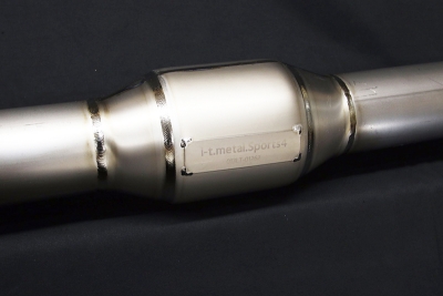 GRヤリス 1.6L ターボ icode×LEMS チタン製フロントパイプ (メタル触媒