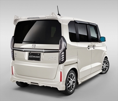 JF3/4 N-BOX カスタム 前期 リアアンダースポイラー 塗装済 クリスタル