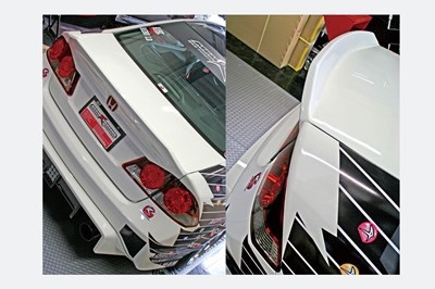 シビックタイプR FD2 エアロダックテール FRPトランクリッド タイプ3