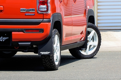 MR52S/MR92S ハスラー マッドフラップ セット ブラック | Autostyle