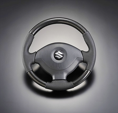 JB23W ジムニー 5型～9型用 FARM カスタムステアリング リアルカーボン