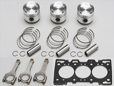 F6Aエンジン FORGED PISTON KIT メタルヘッドガスケット（ストッパー