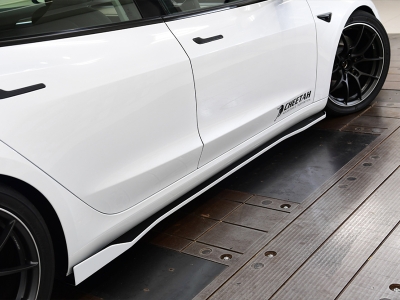【新品】 テスラ モデル3 Model3 サイドステップ 未塗装 エアロ テスラ モデル3 サイドステップ 素地 | Autostyle