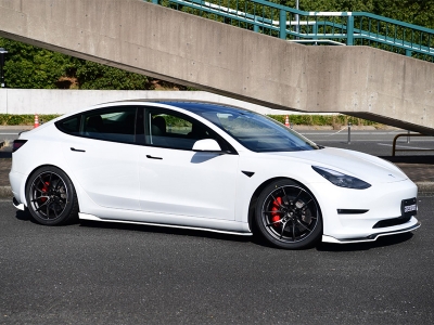 テスラ モデル3 サイドステップ 素地 | Autostyle