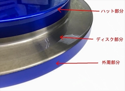コペン LA400K リア用 ダミーディスクローター (2枚1組) コペン LA400K リア用 ダミーローター (2枚1組) カラー：オールクリア