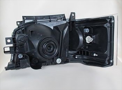 ハイエース 200系 1/2型専用 DEPO製ヘッドライト 純正レベライザー移植
