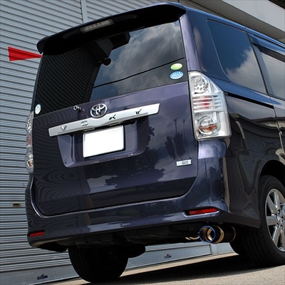 ヴォクシー ZRR70W ZS rosso modelloマフラー Ti-C ブルー | Autostyle