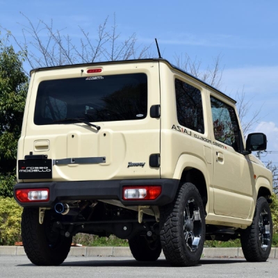 JB74W ジムニーシエラ DUSSEL SPORT GL-T 左出し砲弾 マフラー 社外